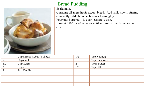 Bread Pudding